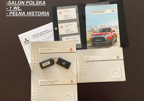 Mitsubishi ASX cena 69700 przebieg: 63761, rok produkcji 2018 z Warka małe 742